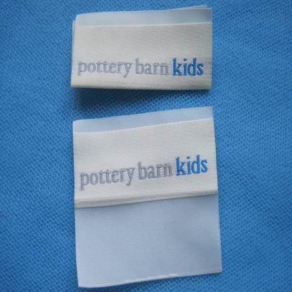 Custom non woven label woven tag for clothing